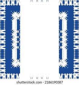 Portuguese ornamental azulejo ceramic. Creative design. Vector seamless pattern illustration. Blue vintage backdrop for wallpaper, web background, towels, print, surface texture, pillows.
