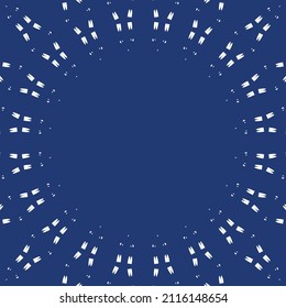 Portuguese ornamental azulejo ceramic. Vector seamless pattern theme. Creative design. Blue vintage backdrop for wallpaper, web background, towels, print, surface texture, pillows.