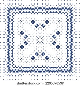 Portuguese ornamental azulejo ceramic. Vector seamless pattern collage. Universal design. Blue vintage backdrop for wallpaper, web background, towels, print, surface texture, pillows.