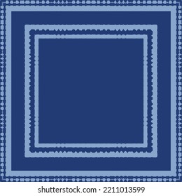 Portuguese ornamental azulejo ceramic. Vector seamless pattern collage. Universal design. Blue vintage backdrop for wallpaper, web background, towels, print, surface texture, pillows.