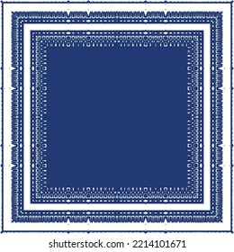 Cerámica de azulejo ornamental portugués. Collage de patrones sin fisuras del vector. Diseño universal. Fondo azul vintage para papel pintado, fondo web, toallas, impresión, textura superficial, almohadas.