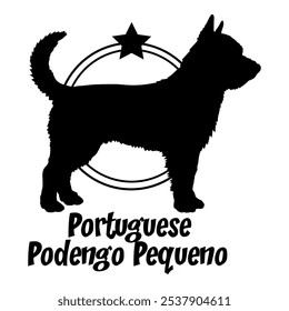 Portuguese Podengo Pequeno dog silhouette,  dog, dog breeds, logo, vector, silhouette, logo design, animal, illustration, icon, sign, design, black,  symbol, pet