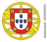 Portuguese Republic National Coat of Arms