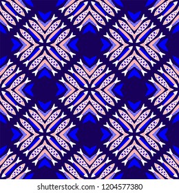 Portuguese sardines seamless vector pattern.