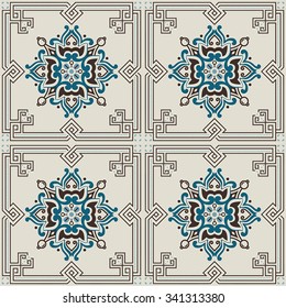 Portuguese style vector pattern texture