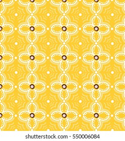 Portuguese tile pattern yellow.