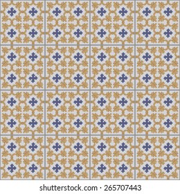 Portuguese Tiles Seamless Pattern