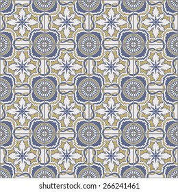 Portuguese Tiles Seamless Pattern