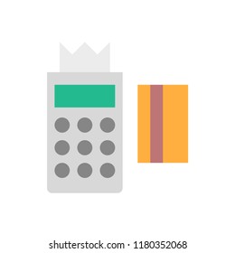 POS card vector icon