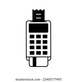 Pos Glyph Vector Icon that can easily edit or modify

