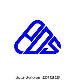 POS letter logo creative design with vector graphic, POS simple and modern logo.