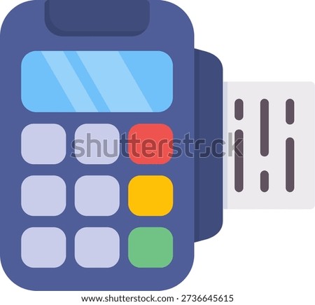 Pos Line vector Icon Design
