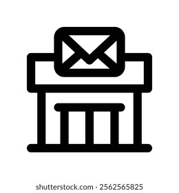 pos office icon. vector line icon for your website, mobile, presentation, and logo design.