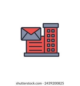 pos office icon. vector.Editable stroke.linear style sign for use web design,logo.Symbol illustration.