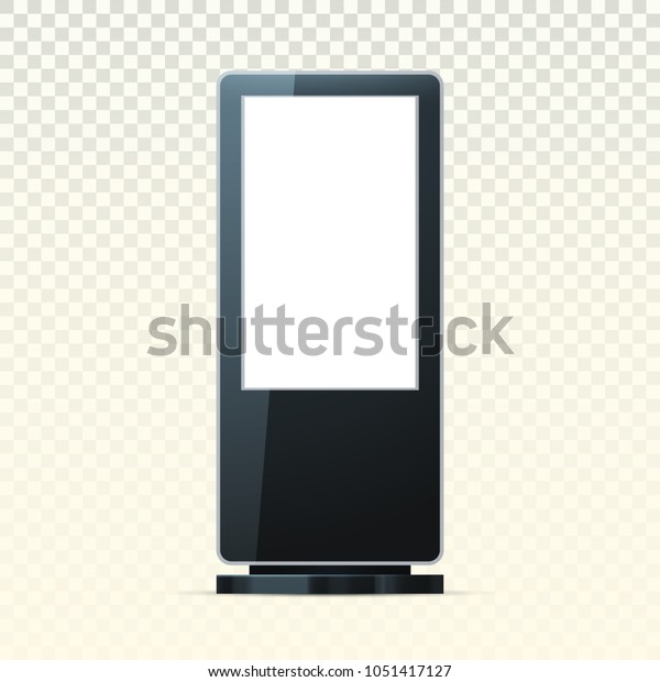 Download Pos Poi Advertising Stand On Transparent Stock Vector Royalty Free 1051417127 PSD Mockup Templates