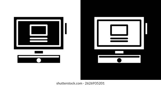 POS system icon concept, vector illustration
