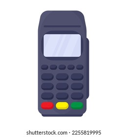 POS terminal disconnected from the network vector illustration. Credit card or mobile phone payment. Payment, finances concept