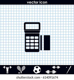 POS terminal icon.