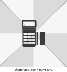 POS terminal icon.