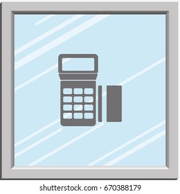 POS terminal icon.