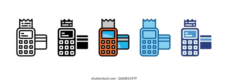 Pos Terminal Icon Element For Design
