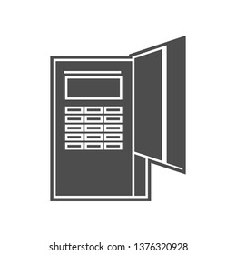POS terminal icon. Element of minimalistic for mobile concept and web apps icon. Glyph, flat icon for website design and development, app development