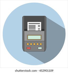 Pos terminal Icon Flat