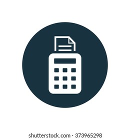 pos terminal icon, on white background