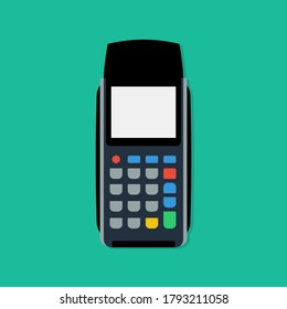 Pos terminal icon with shadow