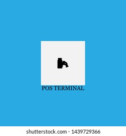 pos terminal icon sign signifier vector
