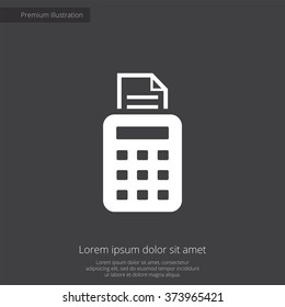 pos terminal Icon Vector