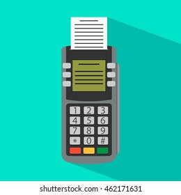 pos terminal Icon Vector.