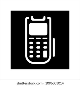 Pos Terminal Icon Vector Art Illustration