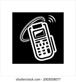 Pos Terminal Icon Vector Art Illustration