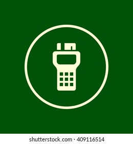 POS terminal icon. vector eps10 icon

