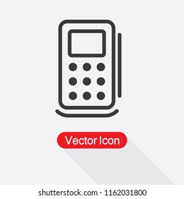 POS Terminal Icon Vector Illustration Eps10