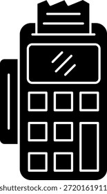 Pos terminal Line vetor Icon Design