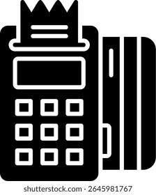 Pos Terminal New Creative Vector Icon Design
