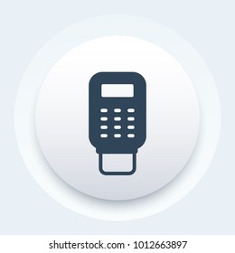 pos terminal payment vector icon