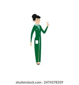 pose de un médico haciendo un médico de actividad