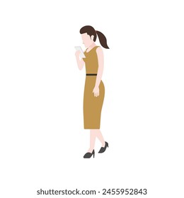 pose of female worker at work national labor day background