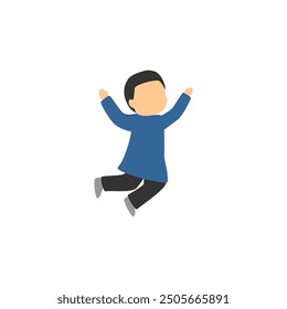 pose of a happy person happy