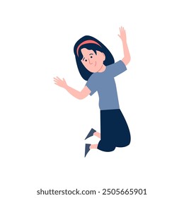 pose of a happy person happy