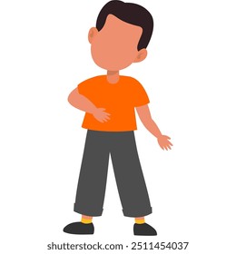 pose of a happy person happy