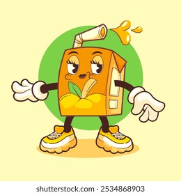 POSE JUICE BOX VINTAGE MASCOT CHARACTER