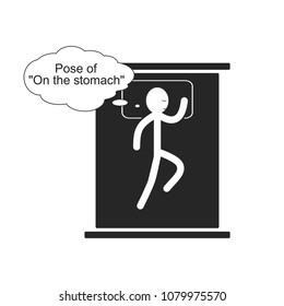 Pose of On the stomach for sleep