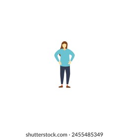 pose of people in blue clothes dancing on National Dance Day adult