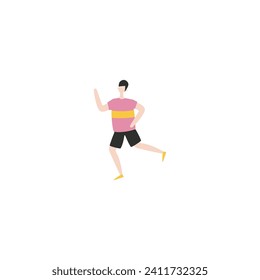 pose of people exercising in pink clothes female