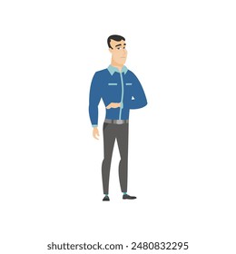 pose of a person doing business person