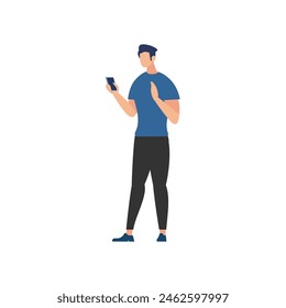 pose of a person doing business work